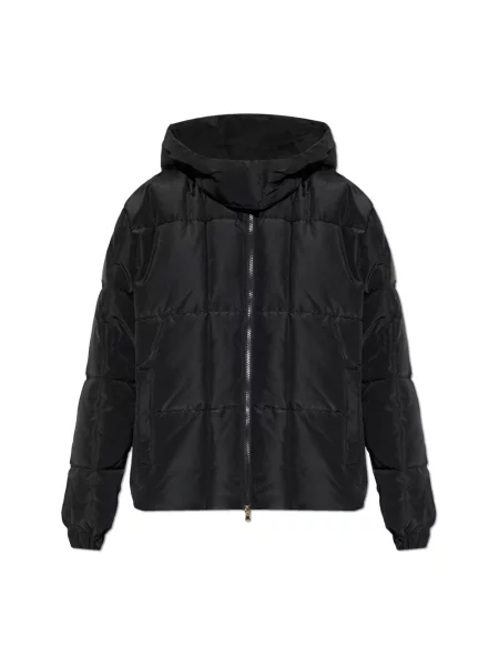 Emporio Armani Kurtki Kobieta XS Ocieplana pikowana kurtka czarny