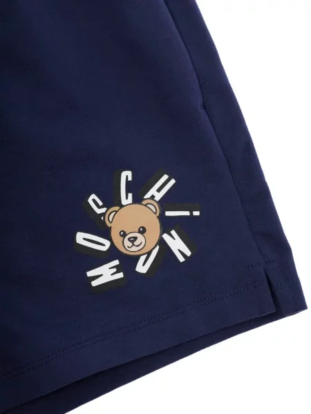 Szorty dziecięce Moschino niebieskie