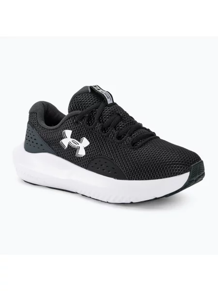 Încălțăminte de alergat pentru femei Under Armour Charged Surge 4 black/anthracite/white alb