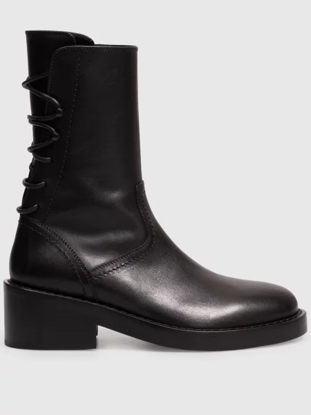 Шкіряні черевики Henrica Ann Demeulemeester чорні