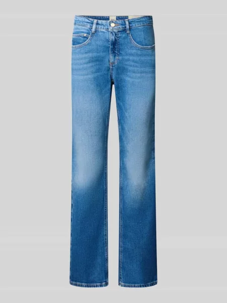 Jeansy Bootcut z mieszanka bawełny model MARY' Brax niebieskie