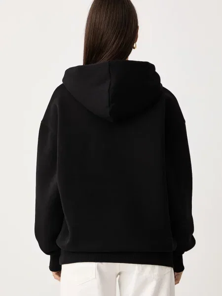 Guess Bluza Oversize czarny