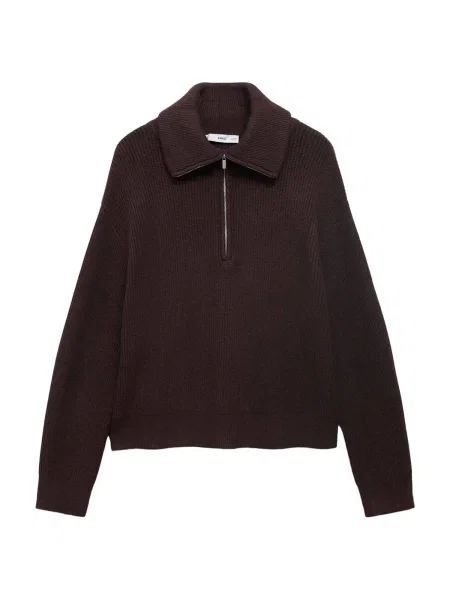 MANGO Pulover RIZON închis maro
