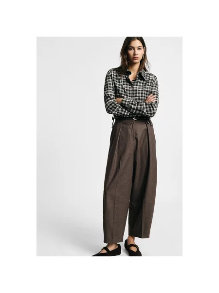 Pantaloni Please maro