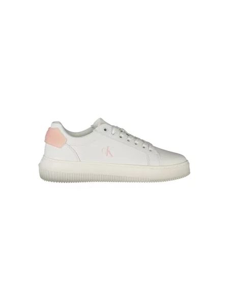 Sneakersy Calvin Klein skórzane białe