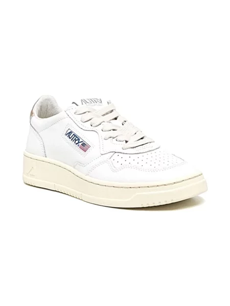 AUTRY sneakersy skórzane Medalist Low białe