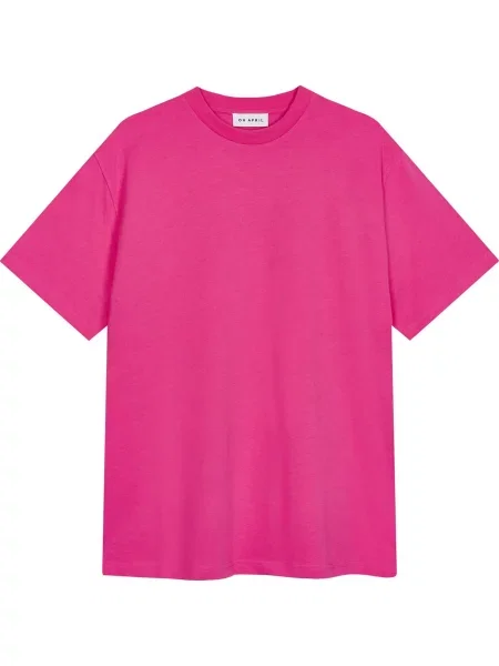 OH APRIL Tricou supradimensional Still on Fire roz negru