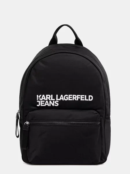 KARL LAGERFELD JEANS Rucsac / alb negru