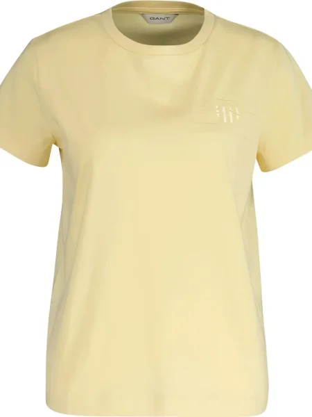 Tricou Gant galben