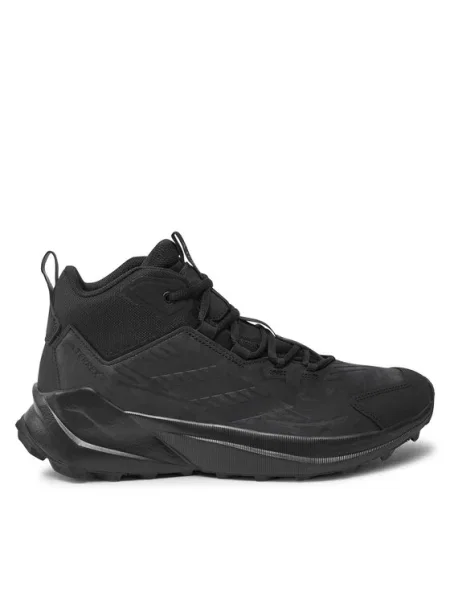 Drumeții sneakerși Adidas Terrex din piele negru