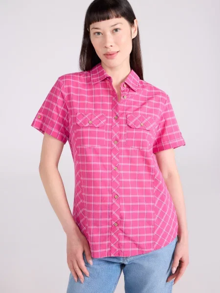 Koszula z krótkim rękawem Holiday Pink różowa