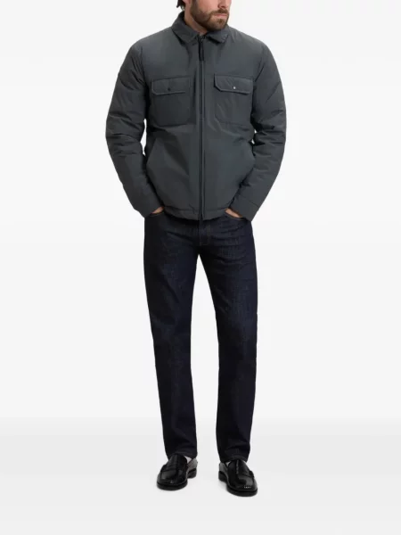 Geacă cămașă Woolrich gri