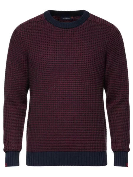 Ombre Pulover burgundy roșu