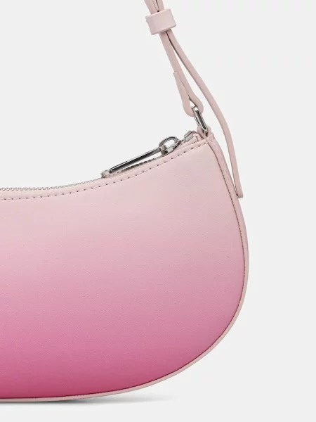 Tommy Jeans torebka shopper z imitacji skóry różowa