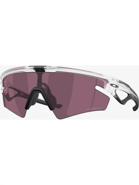 Okulary oakley sphaera slash matte clear z soczewką prizm road black białe