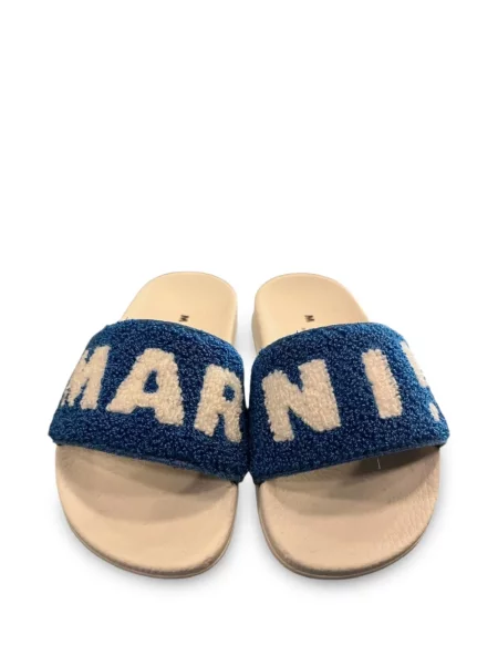 Klapki dziecięce Marni niebieskie