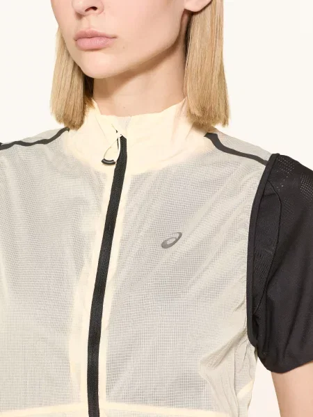 Asics Kamizelka Biegowa Metarun Packable weiss czarna