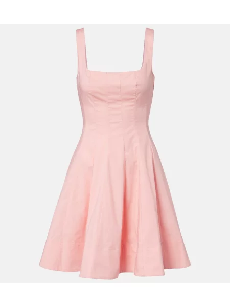 Rochie de bumbac Staud roz