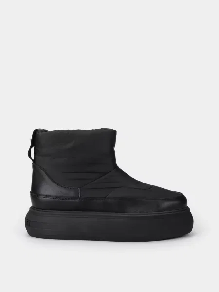 Steve Madden Чоботи дутики Шкіра чорний