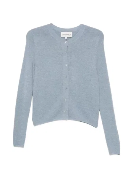 Cardigan Bompard tricotate albastru