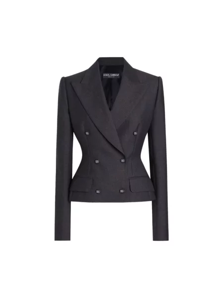 Marynarka Dolce And Gabbana dwurzędowa czarna