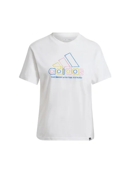 Tricou Adidas cu autograf alb