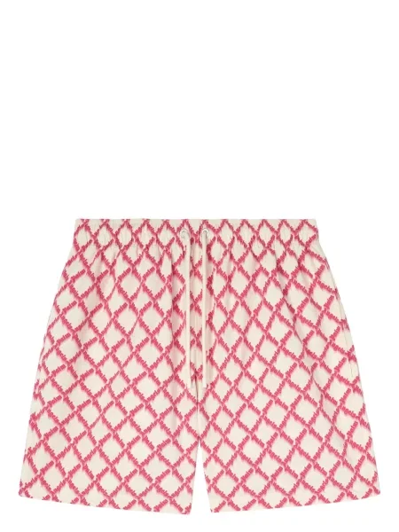 Slip de baie Palm Angels cu autograf roz