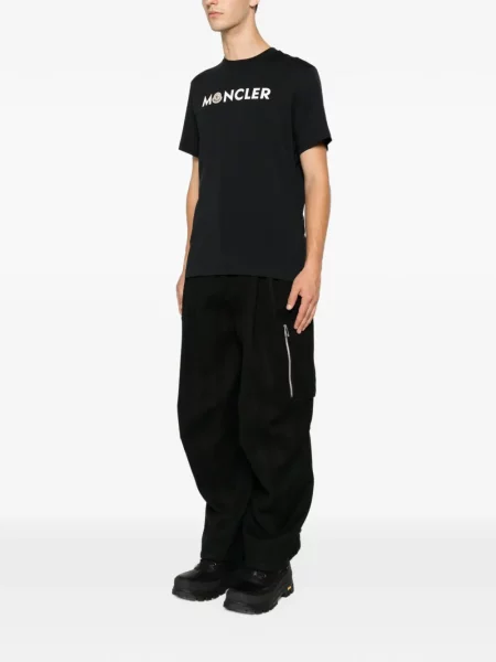 Tricou Moncler cu imagine albastru