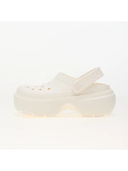 Чехли Crocs Stomp Slide с платформа бежово