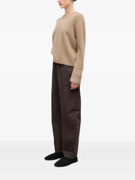 Pantaloni Leset cu cordon maro