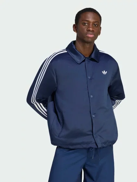 Куртка-сорочка adidas 3 Stripes комбінований верх синій