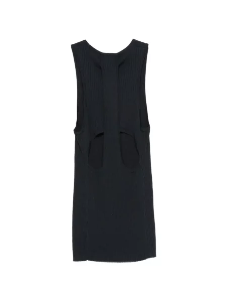 Top Tibi tricotate albastru
