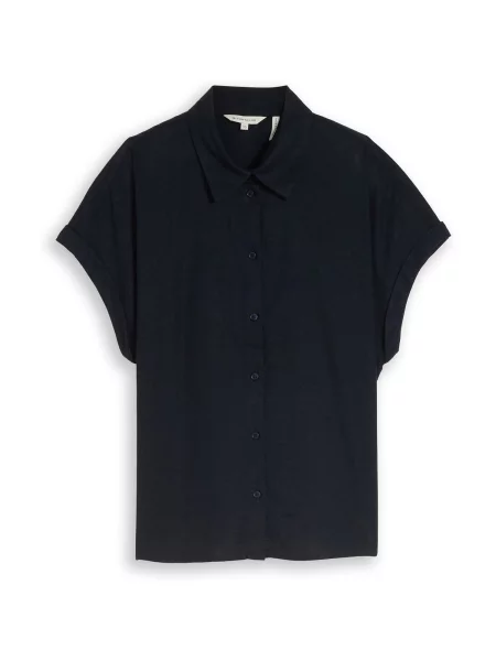 TOM TAILOR Bluză închis albastru