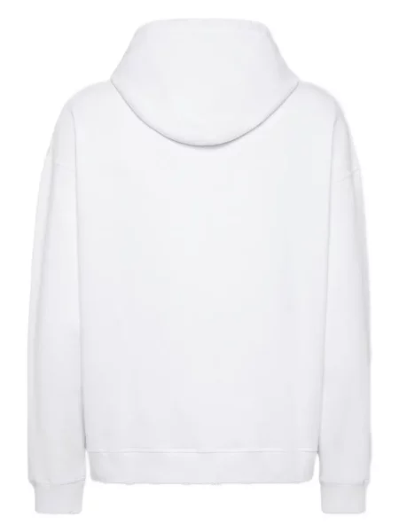Hanorac cu glugă Dsquared2 alb