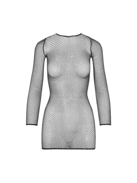 Lniany top Balenciaga z siateczki czarny