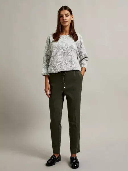 Nohavice Moodo zelená