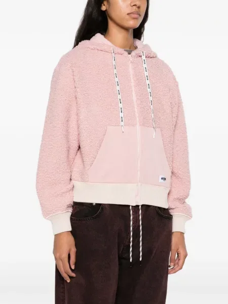 Mikina s kapucí Moschino růžová