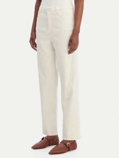 Marella Blugi Solista Écru Straight Fit