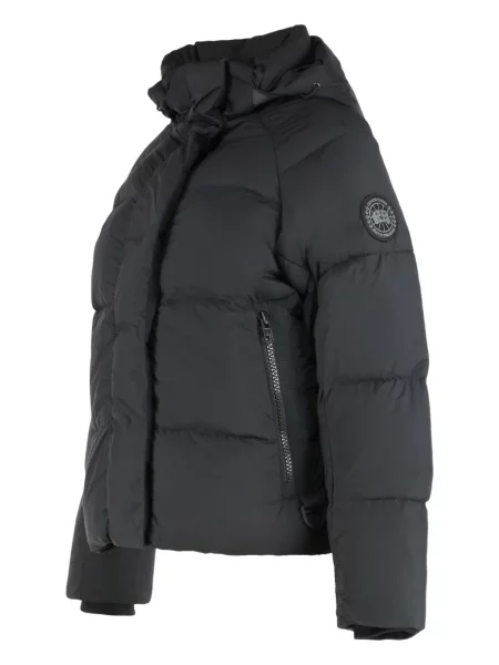 Geacă cu puf Canada Goose cu glugă negru