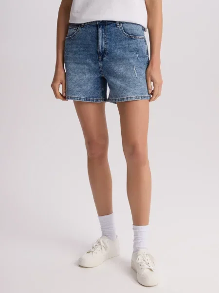 Джинсові шорти DIVERSE Janano бавовна/поліестер/еластан блакитний