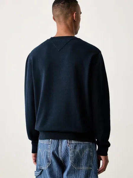 Tommy Jeans bluza z bawełną granatowa