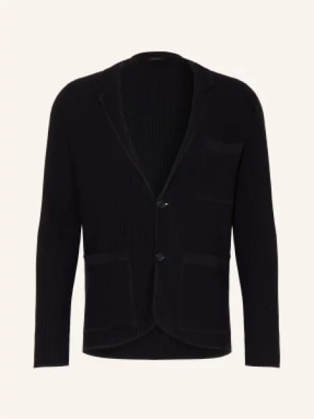 Brioni Dżersejowa Marynarka Regular Fit blau granatowa