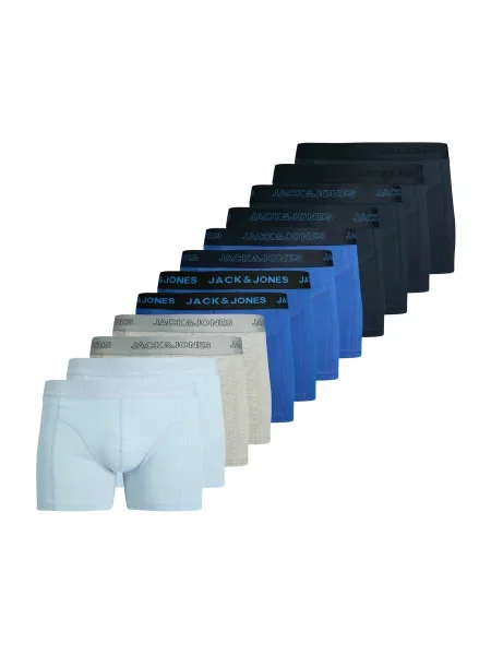 JACK & JONES Boksarice JACCOOPER modra / marine / svetlo modra / pegasto siva