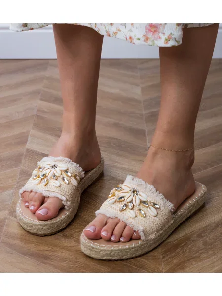 Espadrile Gemre alb