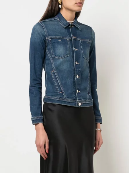 Kurtka jeansowa L'agence niebieska