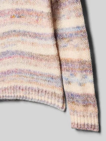 Sweter z dzianiny o kroju regular fit ze wzorem na całej powierzchni S.oliver Red Label