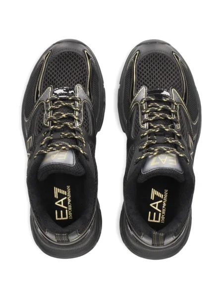 Sneakerși Ea7 Emporio Armani plasă negru