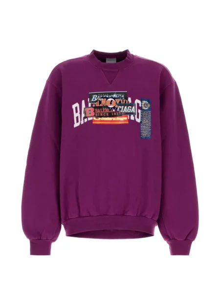 Hanorac Balenciaga cu autograf violet
