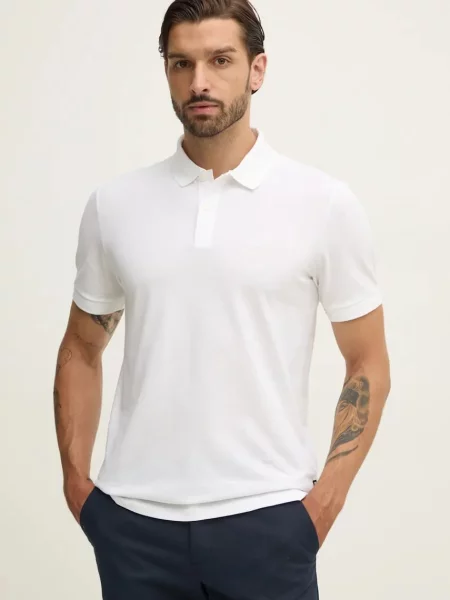 BOSS polo tričko Pallas bílé