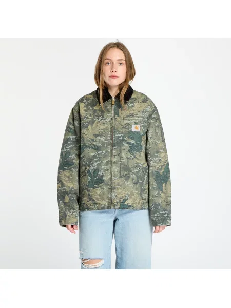Jacheta Carhartt WIP OG Detroit Jacket Camo UNISEX Combi/ Green/ Black Stone Washed M verde